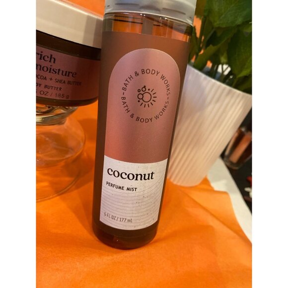 Bath & Body Works “Coco Shea” New Coconut Scented Body Butter & Mist - Picture 2 of 8